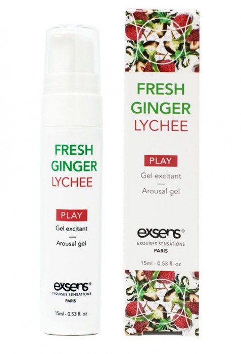 Возбуждающий гель Fresh Ginger Lychee Arousal Gel - 15 мл. - Exsens - купить с доставкой в Сургуте