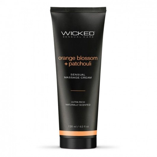 Массажный легкий крем WICKED Orange Blossom plus Patchouli - 120 мл. - Wicked - купить с доставкой в Сургуте