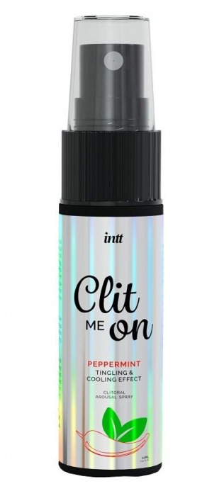 Клиторальный возбуждающий спрей Clit Me On Peppermint - 12 мл. - INTT - купить с доставкой в Сургуте