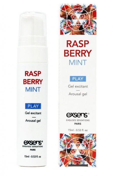 Возбуждающий гель Raspberry Mint с ароматом малины и мяты - 15 мл. - Exsens - купить с доставкой в Сургуте
