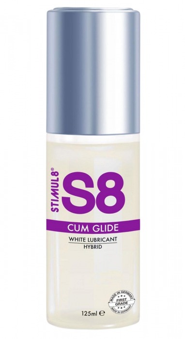 Гибридный лубрикант S8 Hybrid Cum Glide с консистенцией спермы - 125 мл. - Stimul8 - купить с доставкой в Сургуте