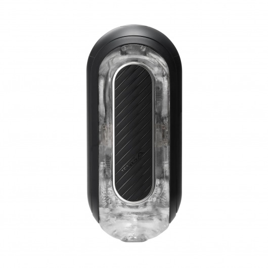Черный мастурбатор Tenga Flip Zero Gravity с вибрацией - Tenga - в Сургуте купить с доставкой