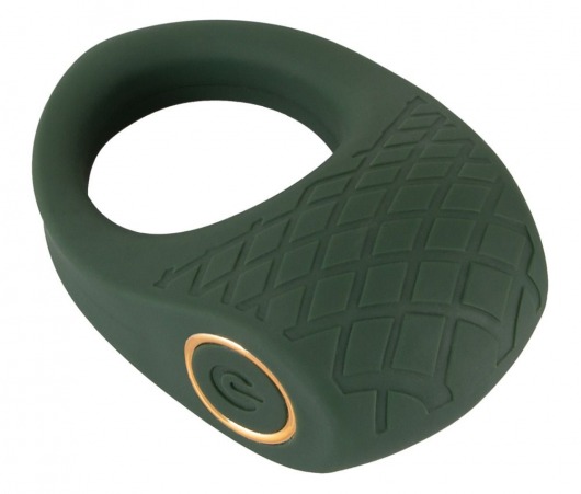 Зеленое эрекционное виброкольцо Luxurious Vibro Cock Ring - Orion - в Сургуте купить с доставкой