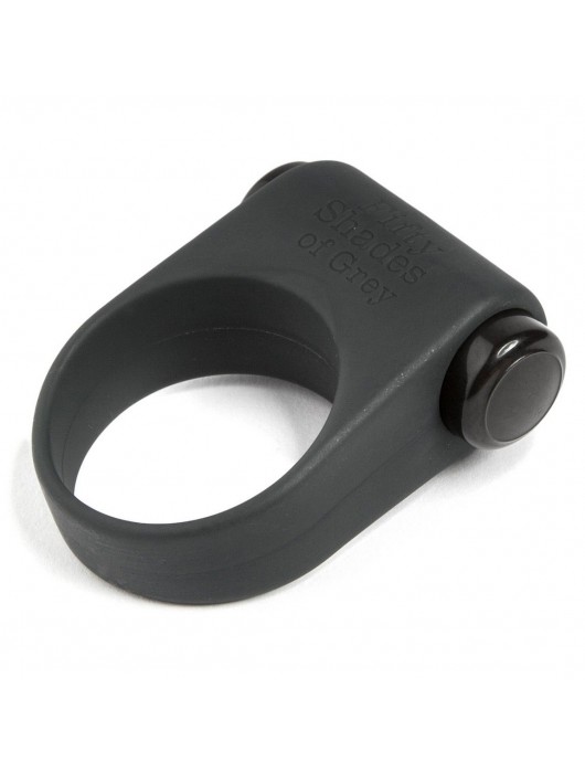 Серое эрекционное кольцо с вибрацией Feel It, Baby! - Fifty Shades of Grey - в Сургуте купить с доставкой