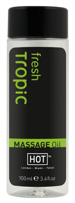 Массажное масло для тела Tropic Fresh - 100 мл. - HOT - купить с доставкой в Сургуте