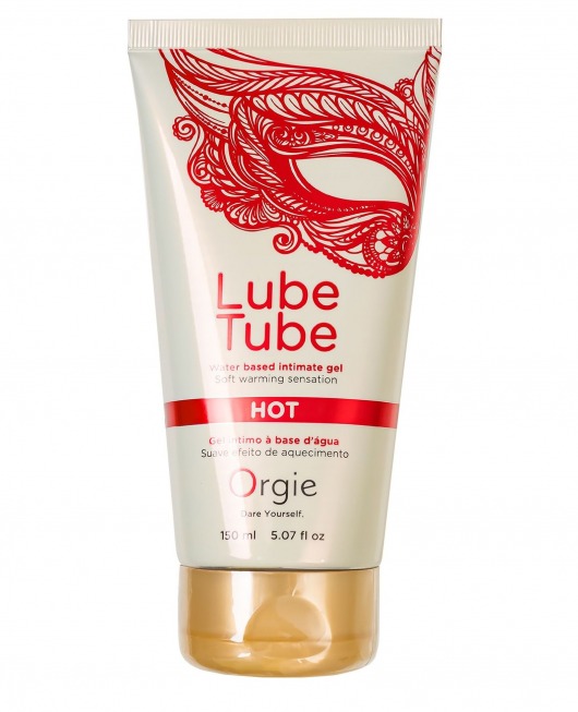 Интимный гель на водной основе Lube Tube Hot с разогревающим эффектом - 150 мл. - ORGIE - купить с доставкой в Сургуте