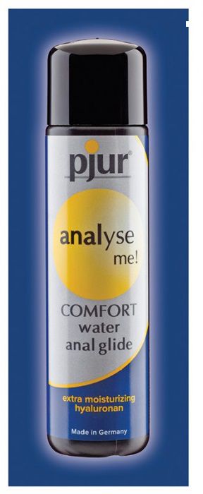 Анальный лубрикант pjur ANALYSE ME Comfort Water Anal Glide - 2 мл. - Pjur - купить с доставкой в Сургуте