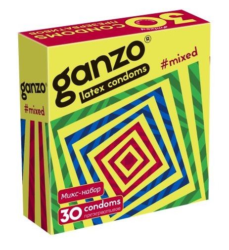 Микс-набор из 30 презервативов Ganzo Mixed - Ganzo - купить с доставкой в Сургуте