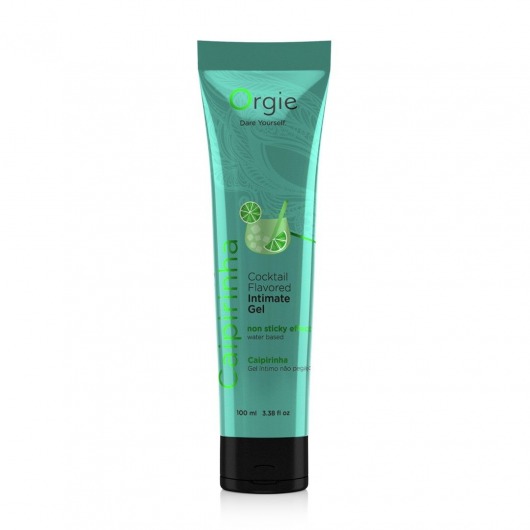Съедобный интимный гель Orgie Lube Tube Cocktail Caipirinha - 100 мл. - ORGIE - купить с доставкой в Сургуте