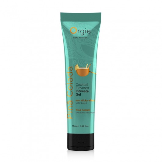Съедобный интимный гель Orgie Lube Tube Cocktail Pina Colada - 100 мл. - ORGIE - купить с доставкой в Сургуте