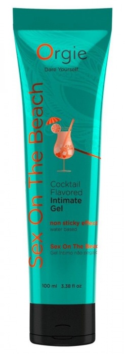 Съедобный интимный гель Orgie Lube Tube Cocktail Sex On The Beach - 100 мл. - ORGIE - купить с доставкой в Сургуте
