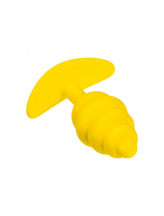 Желтая анальная втулка Vikki - 9 см. - Eromantica