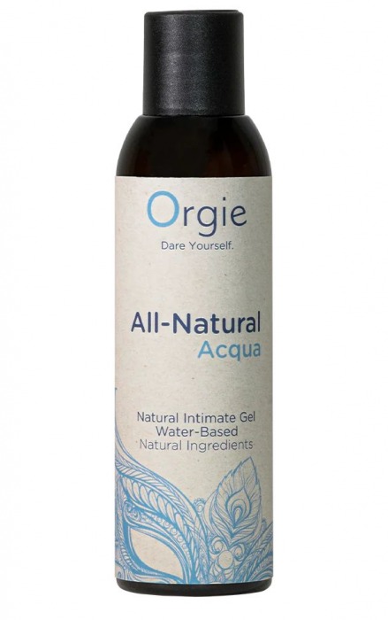 Интимный гель на водной основе Orgie All-Natural Acqua - 150 мл. - ORGIE - купить с доставкой в Сургуте