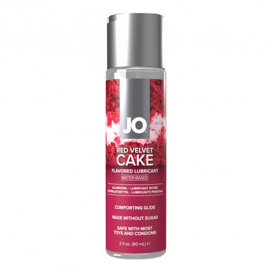 Лубрикант на водной основе JO H2O Red Velvet Cake Flavored Lubricant - 60 мл. - System JO - купить с доставкой в Сургуте