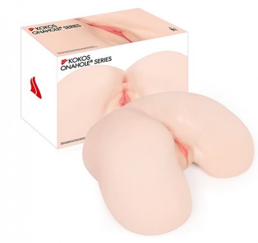 Мастурбатор-полуторс с двойным слоем материала Maria Onahole Real Vagina - KOKOS - в Сургуте купить с доставкой