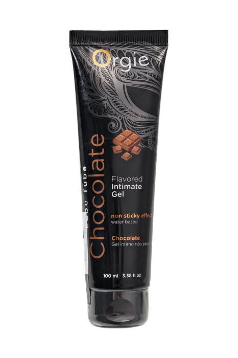 Интимный гель на водной основе Lube Tube Chocolate с шоколадным вкусом - 100 мл. - ORGIE - купить с доставкой в Сургуте