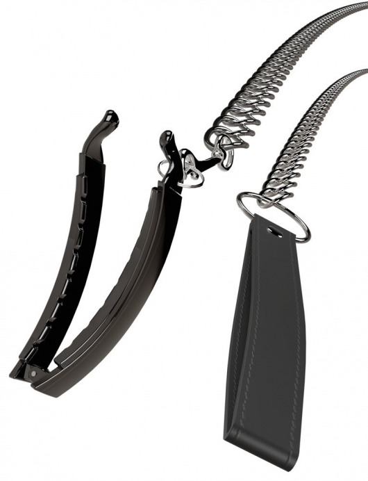 Зажим для половых губ с поводком Pussy Clamp With A Leash - Orion - купить с доставкой в Сургуте