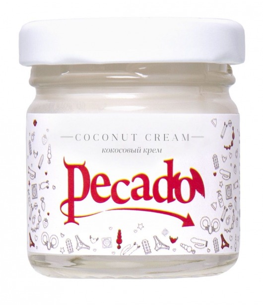 Массажная свеча Сoconut Cream - 35 мл. - Pecado - купить с доставкой в Сургуте