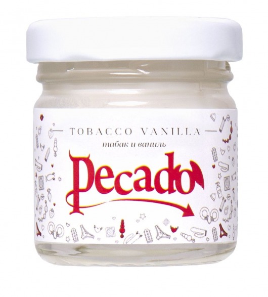 Массажная свеча Tobacco Vanilla - 35 мл. - Pecado - купить с доставкой в Сургуте
