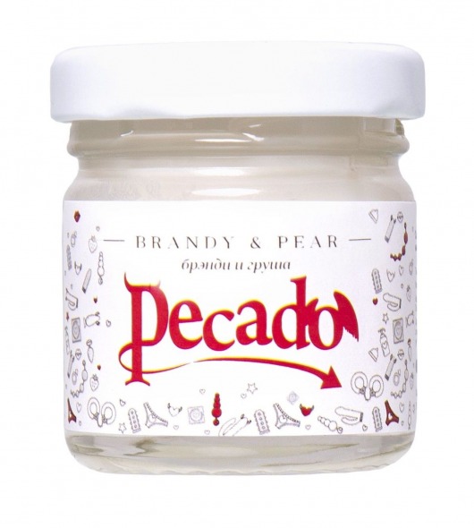 Массажная свеча Brandy   Pear - 35 мл. - Pecado - купить с доставкой в Сургуте