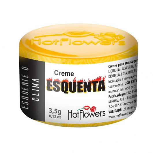 Возбуждающий крем Esquenta с разогревающим эффектом - 3,5 гр. - HotFlowers - купить с доставкой в Сургуте