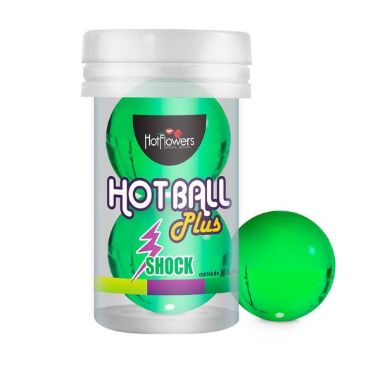 Лубрикант на силиконовой основе Hot Ball Plus с покалывающим эффектом (2 шарика по 3 гр.) - HotFlowers - купить с доставкой в Сургуте