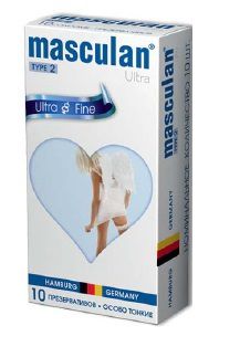 Ультратонкие презервативы Masculan Ultra Fine с обильной смазкой - 10 шт. - Masculan - купить с доставкой в Сургуте