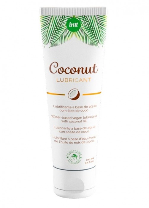 Веганская смазка на водной основе Coconut Lubricant - 100 мл. - INTT - купить с доставкой в Сургуте