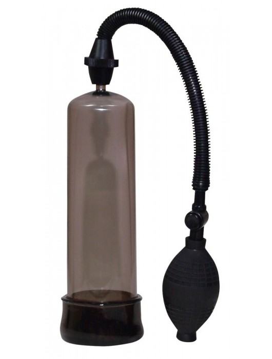 Вакуумная помпа черного цвета - 20 см. - Orion - в Сургуте купить с доставкой