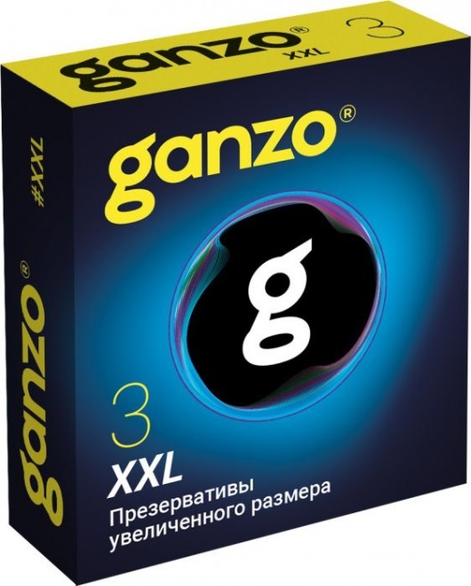 Презервативы увеличенного размера Ganzo XXL - 3 шт. - Ganzo - купить с доставкой в Сургуте