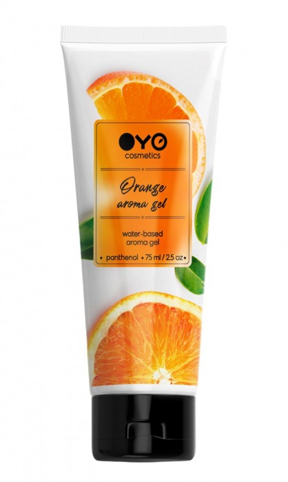 Лубрикант на водной основе OYO Aroma Gel Orange с ароматом апельсина - 75 мл. - OYO - купить с доставкой в Сургуте