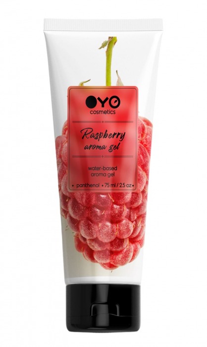 Лубрикант на водной основе OYO Aroma Gel Raspberry с ароматом малины - 75 мл. - OYO - купить с доставкой в Сургуте