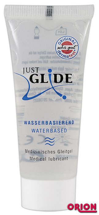 Вагинальная смазка на водной основе JUSTGLIDE - 20 мл. - Orion - купить с доставкой в Сургуте