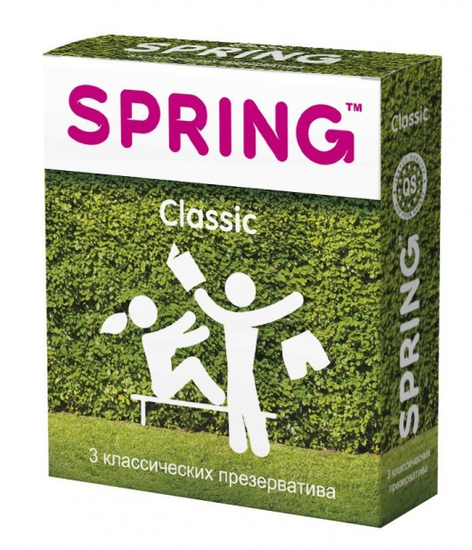 Классические презервативы SPRING CLASSIC - 3 шт. - SPRING - купить с доставкой в Сургуте