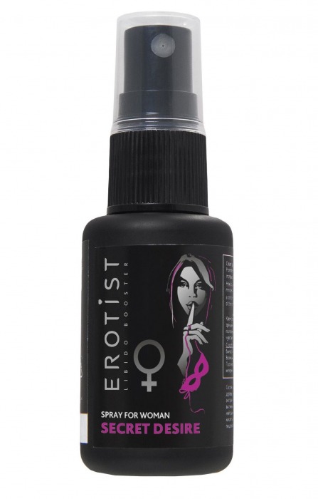Возбуждающий спрей для женщин Erotist Secret Desire - 30 мл. - Erotist Libido Booster - купить с доставкой в Сургуте