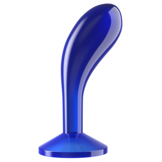 Синяя анальная втулка Flawless Clear Prostate Plug 6.0 - 15 см. - Lovetoy - в Сургуте купить с доставкой