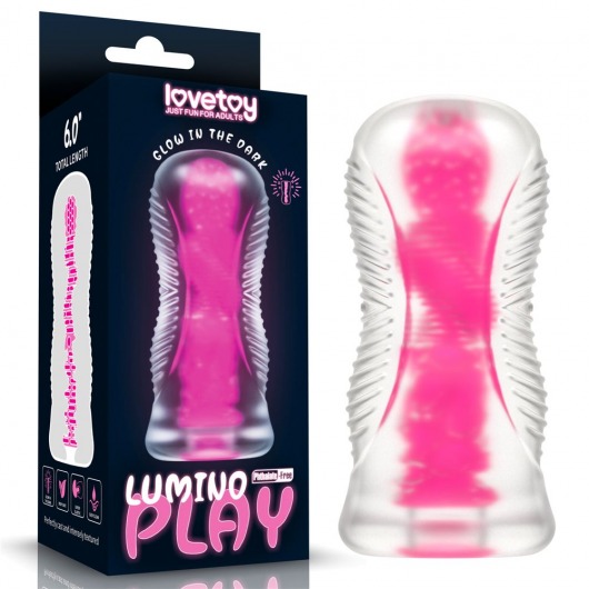 Светящийся в темноте мастурбатор 6.0 Lumino Play Masturbator - Lovetoy - в Сургуте купить с доставкой