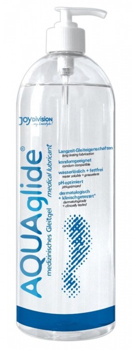 Гель-лубрикант AQUAglide на водной основе - 1000 мл. - Joy Division - купить с доставкой в Сургуте