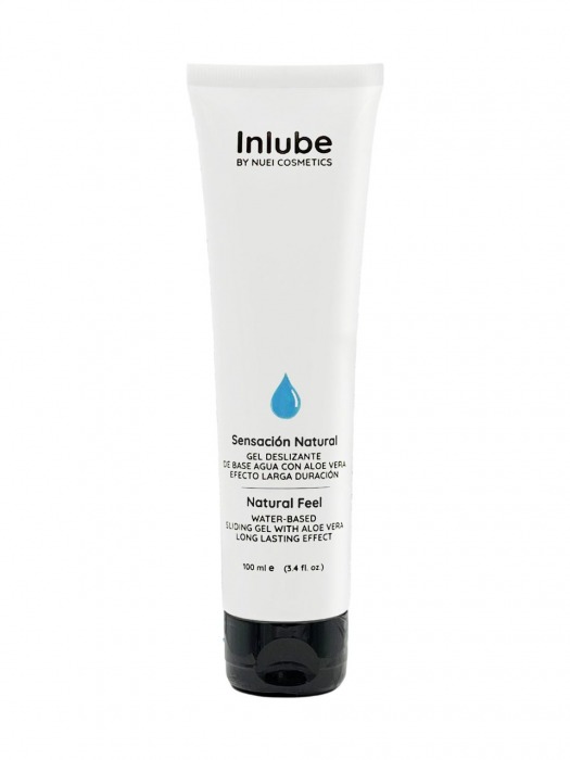 Интимный лубрикант с алоэ вера Inlube Natural Feel - 100 мл. - Nuei cosmetics - купить с доставкой в Сургуте