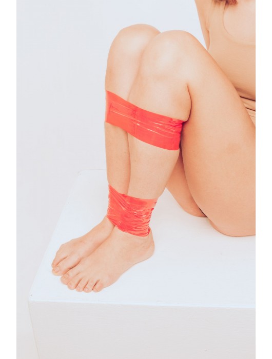 Красная бондажная лента Endorphin - Lola Games - купить с доставкой в Сургуте