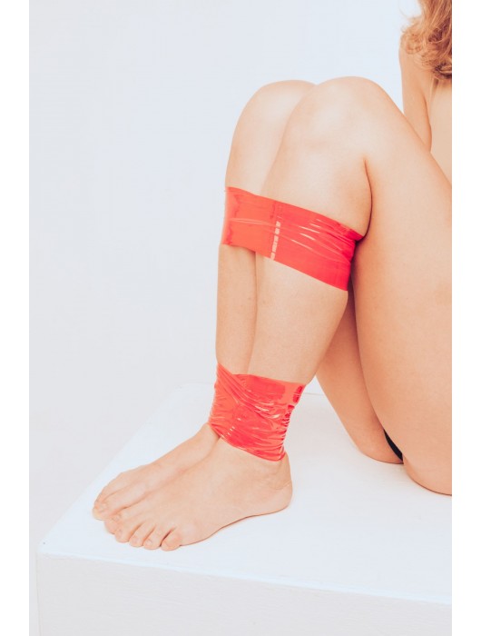 Красная бондажная лента Endorphin - Lola Games - купить с доставкой в Сургуте