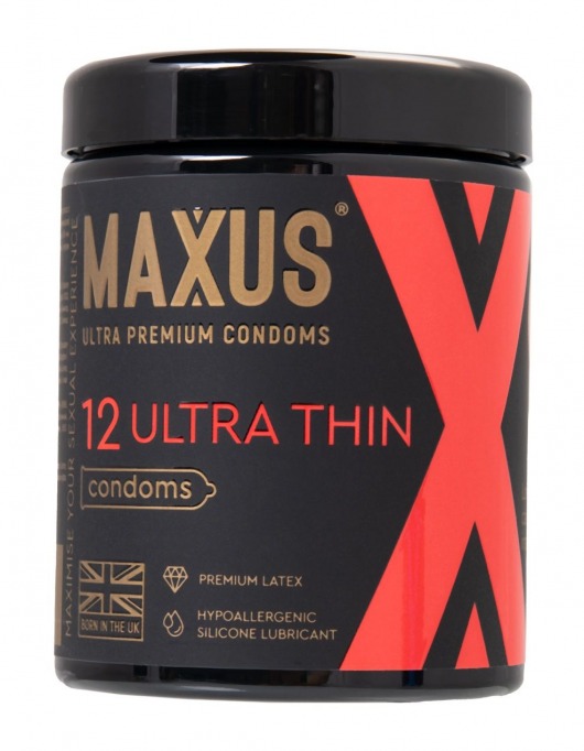 Ультратонкие презервативы MAXUS Ultra Thin - 12 шт. - Maxus - купить с доставкой в Сургуте