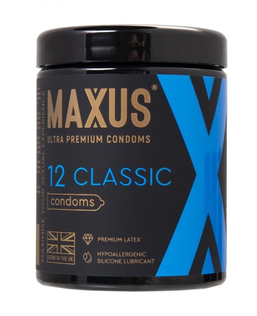 Классические презервативы MAXUS Classic - 12 шт. - Maxus - купить с доставкой в Сургуте