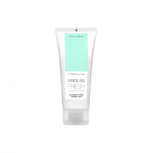 Лубрикант с охлаждающим эффектом Mixgliss Fresh Pepper Mint - 70 мл. - Strap-on-me - купить с доставкой в Сургуте