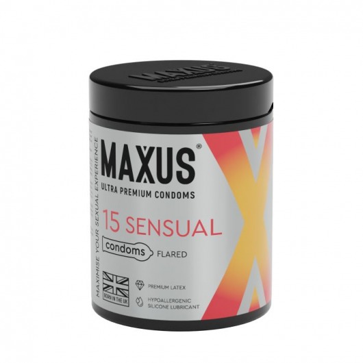 Анатомические презервативы MAXUS Sensual - 15 шт. - Maxus - купить с доставкой в Сургуте