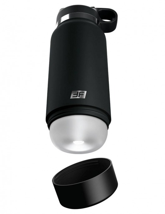 Черный мастурбатор в виде бутылки Fap Flask - Pipedream - в Сургуте купить с доставкой