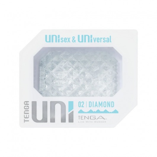 Прозрачный мастурбатор-стимулятор Tenga Uni Diamond - Tenga - в Сургуте купить с доставкой