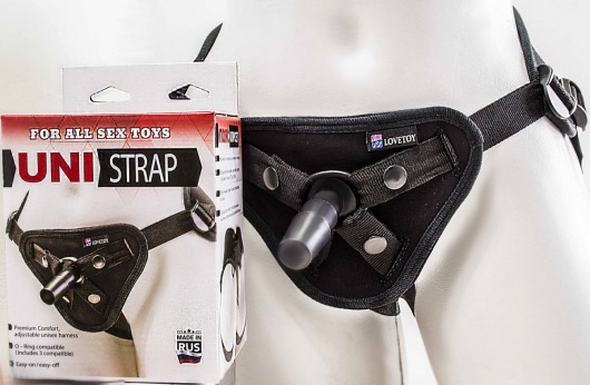 Универсальные трусики Harness UNI strap с корсетом - LOVETOY (А-Полимер) - купить с доставкой в Сургуте