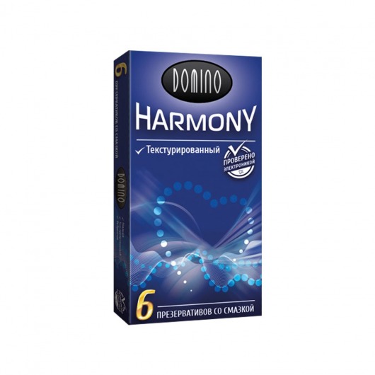 Текстурированные презервативы Domino Harmony - 6 шт. - Domino - купить с доставкой в Сургуте