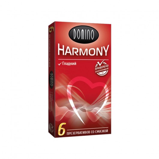 Гладкие презервативы Domino Harmony - 6 шт. - Domino - купить с доставкой в Сургуте